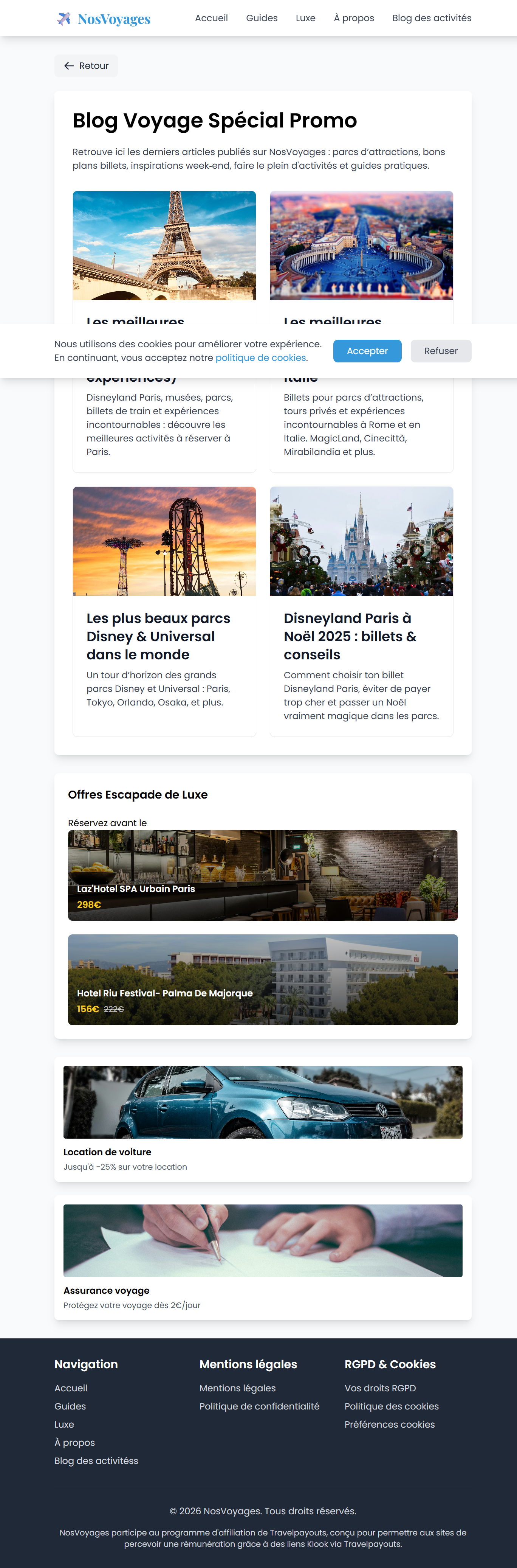 Article blog NosVoyages